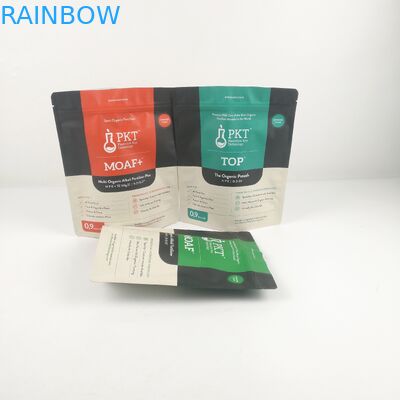 एल्युमिनियम पैकेजिंग बैग्स स्नैक्स तंबाकू स्पाइस रीसेलेबल जिपलॉक बैग खड़े हो जाओ: