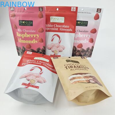 कुकीज़ कैंडी THC ​​पैकेजिंग स्टैंड अप डोयपैक कस्टम लोगो मुद्रित खाद्य प्लास्टिक बैग