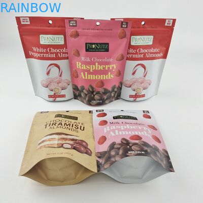 3.5g 7g 14g 28g फ़ूड मायलर बैग्स कस्टमाइज्ड कैनी गमीज़ स्टैंड अप जिपलॉक बैग्स