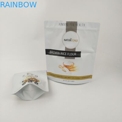 स्नैक कुकीज चॉकलेट जिपलॉक स्टैंड अप पाउच फूड ग्रेड एमओपीपी पीईटी पीई सीएमवाईके कलर