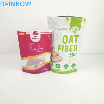 कुकीज़ कैंडी के लिए खाद्य खाद्य पैकेजिंग पाउच जिपर स्नैक पैकेज बैग