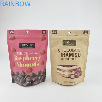 गंध सबूत खाद्य खाद्य पैकेजिंग बैग 3.5g 7g 14g 28g Mylar खाद्य बैग खड़े हो जाओ