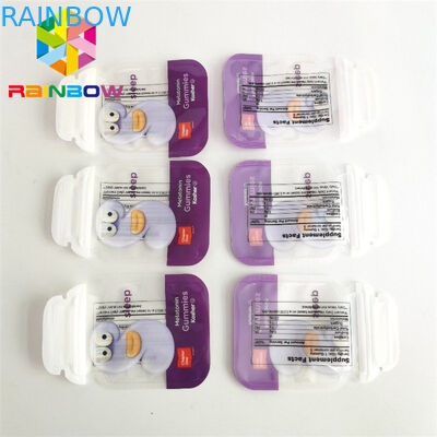 सॉफ्ट टच खाद्य खाद्य पैकेजिंग बैग 3.5 ग्राम कुकी विशेष आकार डाई कट माइलर बैग