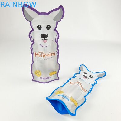 होलोग्राम प्रिंटेड अनियमित आकार का डाई कट माइलर बैग 3.5g - 28g चाइल्डप्रूफ स्मेल प्रूफ बैग