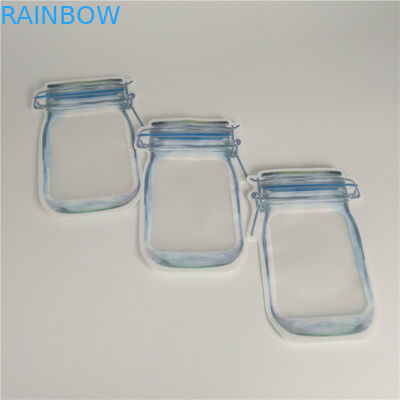 जिपलॉक के साथ कस्टम शेप डाई कट माइलर बैग 3.5 ग्राम होलोग्राफिक स्मेल प्रूफ बैग