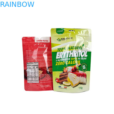 3.5g स्मेल प्रूफ कस्टम कुकी कैंडी फूड ग्रेड जिप लॉक बैग व्हाइट फॉयल