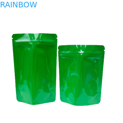 लैमिनेटेड प्लास्टिक डॉयपैक स्टैंड अप पाउच स्मेल प्रूफ