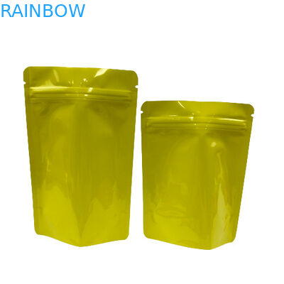 लैमिनेटेड प्लास्टिक डॉयपैक स्टैंड अप पाउच स्मेल प्रूफ