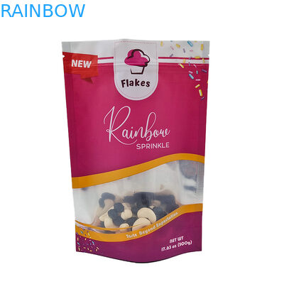 14g स्टैंड अप पाउच एल्यूमीनियम पैकेजिंग बैग खाद्य ग्रेड खाद्य प्लास्टिक टुकड़े टुकड़े