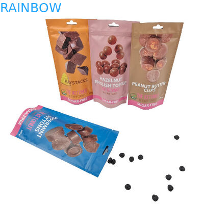 14G 28G कैंडी खाद्य कुकी Mylar बैग प्लास्टिक सील मैट बाल प्रतिरोधी स्टैंड अप