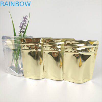 एल्यूमीनियम चमकदार होलोग्राफिक कुकीज़ पैकेजिंग बैग 3.5g 7g स्टैंड अप पाउच