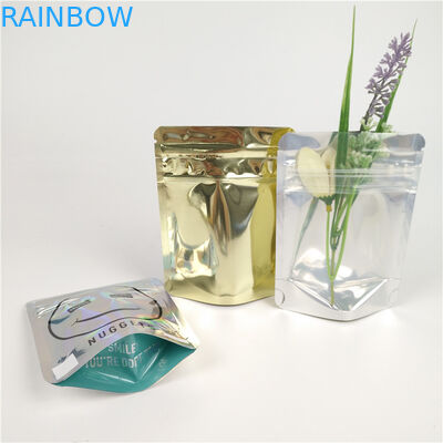 चाइल्ड प्रूफ जिपर के साथ 3.5 ग्राम स्टैंड अप जिपर पाउच माइलर बैग होलोग्राम एल्युमिनियम