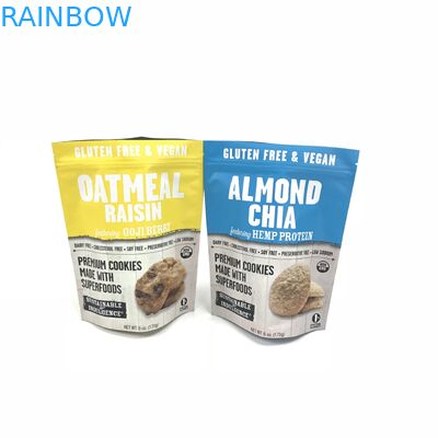 3.5g कैंडी CMYK खाद्य प्लास्टिक बैग गंध सबूत स्टैंड अप पाउच एल्यूमीनियम जिपर के साथ