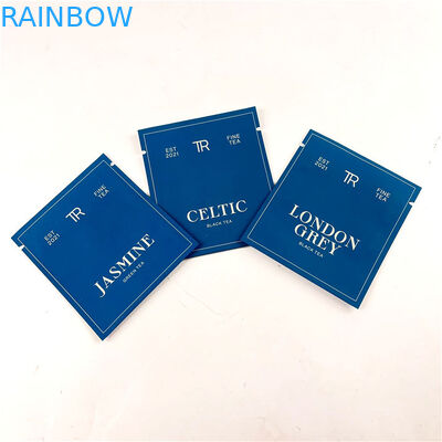 ब्लैक ग्रीन टी हीट सील पाउच के लिए 500Ppcs पैकेजिंग प्रिंटिंग Mylar बैग