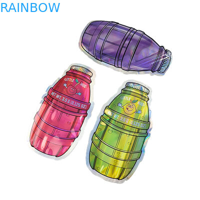 खाद्य कुकी कैंडी के लिए कस्टम मुद्रित आकार डाई कट माइलर बैग 1 ग्राम 3.5 ग्राम 7 ग्राम 14 ग्राम 28 ग्राम