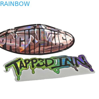 कस्टम विशेष आकार का चाइल्डप्रूफ जिपर 3.5 ग्राम स्नैक पैकेजिंग अनियमित डाई कट मायलर बैग
