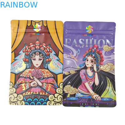 जिपर के साथ खाद्य पैकेजिंग खाद्य 250 ग्राम कॉफी बार रैपर पुन: सील करने योग्य स्टैंड अप पाउच