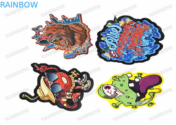 डाई कट अनियमित 3.5 ग्राम स्नैक बैग विशेष आकार का खाद्य प्लास्टिक जिपलॉक पैकेजिंग मायलर बैग