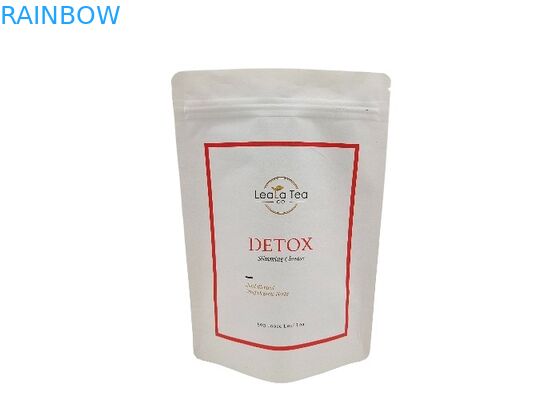 चाय एल्युमिनियम फॉयल स्टैंड अप बैग गंध रोधी एल्युमिनियम फॉयल जिपलॉक पाउच