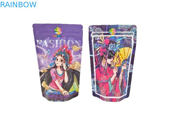 फ़ूड पीनट कैंडी नट डेज़र्ट स्टोरेज स्टैंड अप माइलर फ़ूड बैग रीसीलेबल ज़िपलॉक के साथ