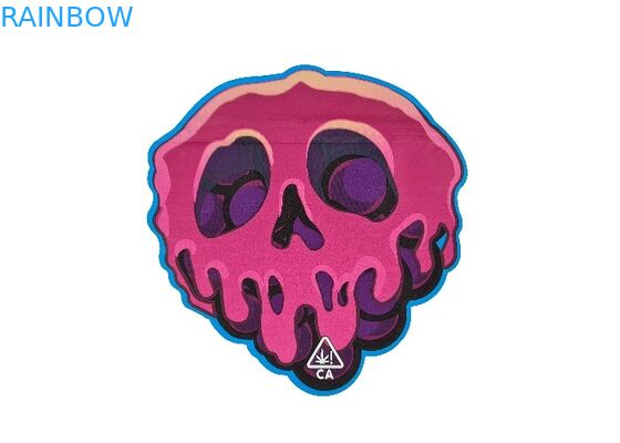 3.5 ग्राम - 28 ग्राम होलोग्राम एल्युमिनियम फॉयल माइलर बैग मैट फ़िनिश अनियमित विशेष आकार