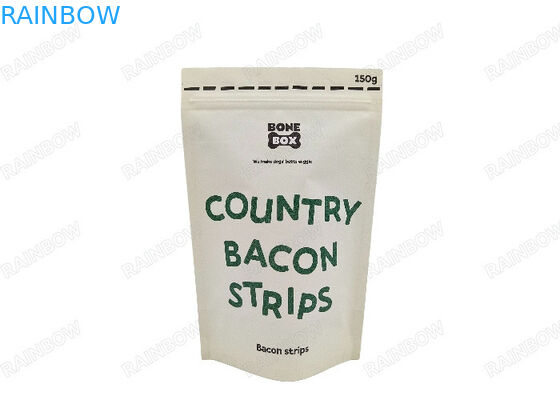 पर्यावरण के अनुकूल बायोडिग्रेडेबल स्टैंड अप पाउच कस्टम फूड टी नट कुकी कैंडी पैकिंग बैग