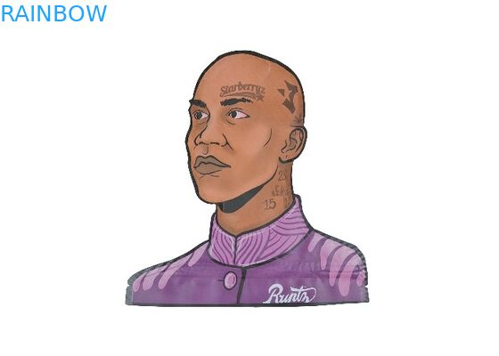 कस्टम मुद्रित 3.5 ग्राम डाई कट मायलर बैग मैट स्मेल प्रूफ़ चाइल्ड प्रूफ़ ज़िपलॉक