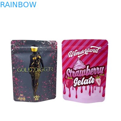 मिन्फ्लाई डिजिटल प्रिंटिंग कस्टम एल्यूमीनियम पन्नी फिर से बंद करने योग्य स्टैंड अप गंध प्रूफ ज़िपर माइलर पैकेजिंग पाउच बैग खाद्य के लिए