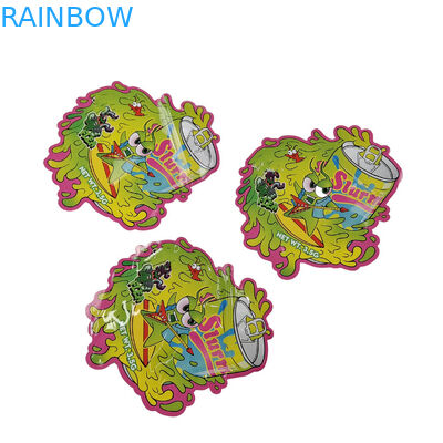 कस्टम आकार ज़िपर डिजिटल प्रिंटिंग बैग 3.5g 7g 14g कुकी एल्यूमीनियम पन्नी Mylar बैग