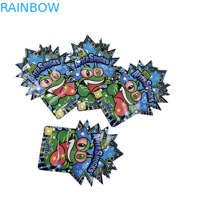 कस्टम आकार ज़िपर डिजिटल प्रिंटिंग बैग 3.5g 7g 14g कुकी एल्यूमीनियम पन्नी Mylar बैग