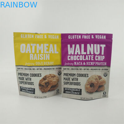 कस्टम मुद्रित गंध प्रतिरोधी स्टैंड अप पॉच डिजिटल प्रिंटिंग बैग्स खाद्य पदार्थों के लिए टुकड़े टुकड़े Mylar प्लास्टिक बैग