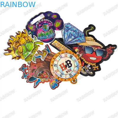 3.5g कस्टम डाई कट बैग गंध प्रतिरोधी ज़िपर मायलर बैग बाल प्रतिरोधी ज़िपर बैग कुकीज़ के लिए गममी पैकेजिंग