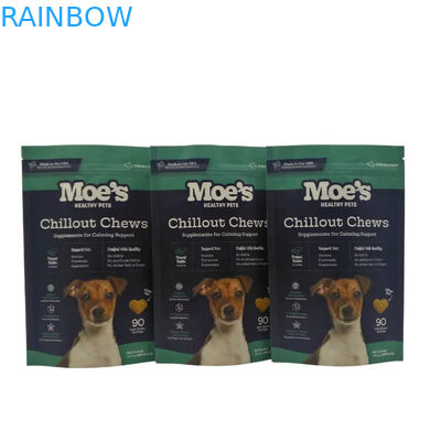 पालतू जानवरों के लिए भोजन बैग चबाने योग्य खाद्य टिकाऊ खरोंच प्रतिरोधी खाद्य पैकेजिंग बैग