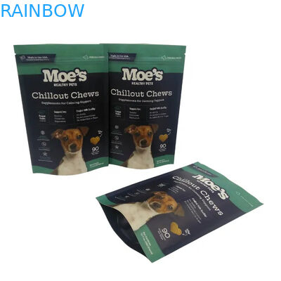 कुत्ते के लिए आंसू के निशान के साथ पशु फ़ीड बैग