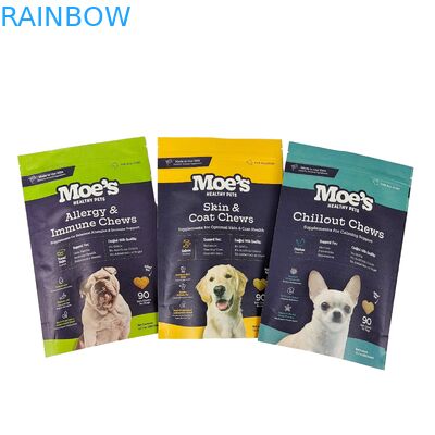 कस्टम लोगो मुद्रित बायोडिग्रेडेबल 100% पैकेट पैकेजिंग पुनः प्रयोज्य स्टैंड अप प्लास्टिक बैग