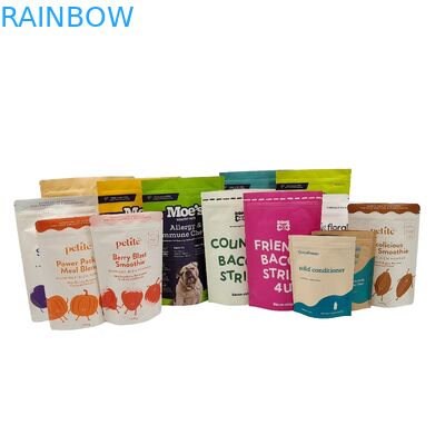 बायोडिग्रेडेबल डॉयपैक रीसाइक्लेबल कस्टम स्टैंड अप बैग के साथ ज़िप लॉक क्राफ्ट पेपर बैग खाद्य पैकेजिंग बैग