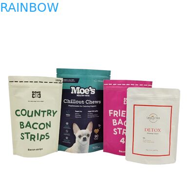 थोक फिर से बंद करने योग्य क्राफ्ट पेपर बैग कस्टम डिजाइन 100% बायोडिग्रेडेबल स्टैंड अप बैग ज़िप लॉक बैग के साथ Doypack