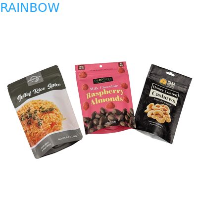 250 ग्राम 500 ग्राम कस्टम कैश्यू नट डोयपैक एल्यूमीनियम पन्नी ज़िपलॉक प्लास्टिक पैकेजिंग जिपर बैग स्नैक के लिए