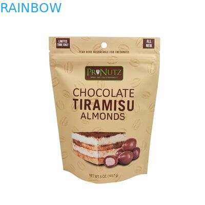 अच्छी गुणवत्ता के सील प्लास्टिक चॉकलेट बैग खाद्य पैकेजिंग खड़े हो जाओ ज़िपर बैग