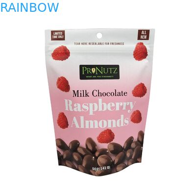 खाद्य ग्रेड सामग्री पैकेजिंग मैट कस्टम डिजाइन खड़े बैग ज़िपर प्लास्टिक बैग पैकेजिंग