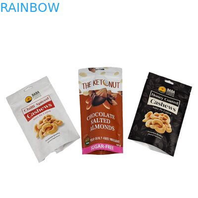 काजू अखरोट खाद्य ग्रेड ज़िपर बैग स्टैंड अप एल्यूमीनियम पन्नी प्लास्टिक बैग ज़िपर Mylar बैग