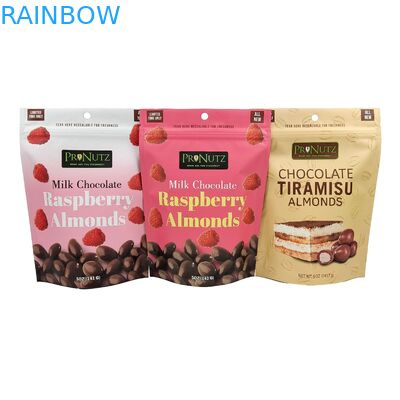 फैक्टरी मूल्य कस्टम प्लास्टिक बैग खड़े भोजन नट्स केशव बैग पैकेजिंग ज़िपर बैग पैकेजिंग