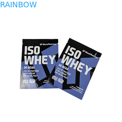 थ्री साइड सील पन्नी थैली पैकेजिंग अपने 10 ग्राम पूरक शक्ति नमूना पैकेट रखें