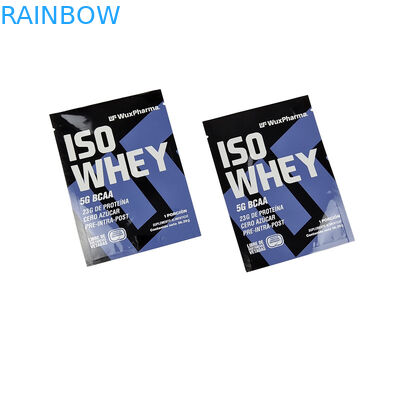 थ्री साइड सील पन्नी थैली पैकेजिंग अपने 10 ग्राम पूरक शक्ति नमूना पैकेट रखें