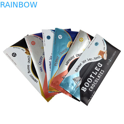 कस्टम मुद्रित हीट सीलिंग बैक साइड सील फोइल बैग बैक मिडिल लैप सील आसान आंसू होलोग्राफिक तकिया बैग