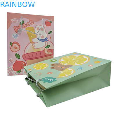 थोक कस्टम मुद्रित लोगो लक्जरी उपहार कागज बैग खुदरा बुटीक खरीदारी कागज बैग