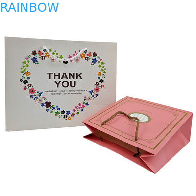 अनुकूलित कपड़ा पैकिंग शिल्प भूरे रंग के कागज के बैग खाद्य ग्रेड शॉपिंग बैग