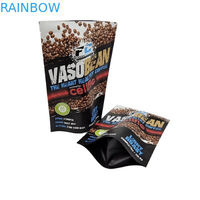 अनुकूलित मुद्रण छोटे MOQ खड़े कॉफी नमूना पैकेट गंध प्रूफ पन्नी पैकेट