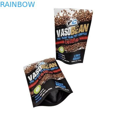 अनुकूलित मुद्रण छोटे MOQ खड़े कॉफी नमूना पैकेट गंध प्रूफ पन्नी पैकेट