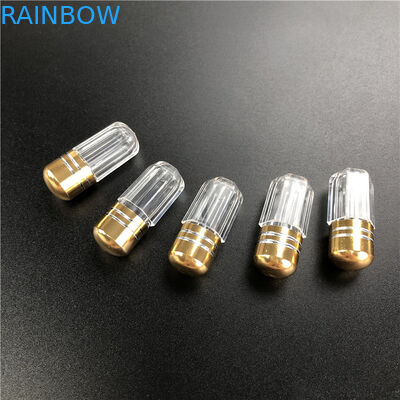 ऑक्टागोन शैली प्लास्टिक दवा कंटेनर पुरुष वृद्धि के लिए धातु स्पूट के साथ